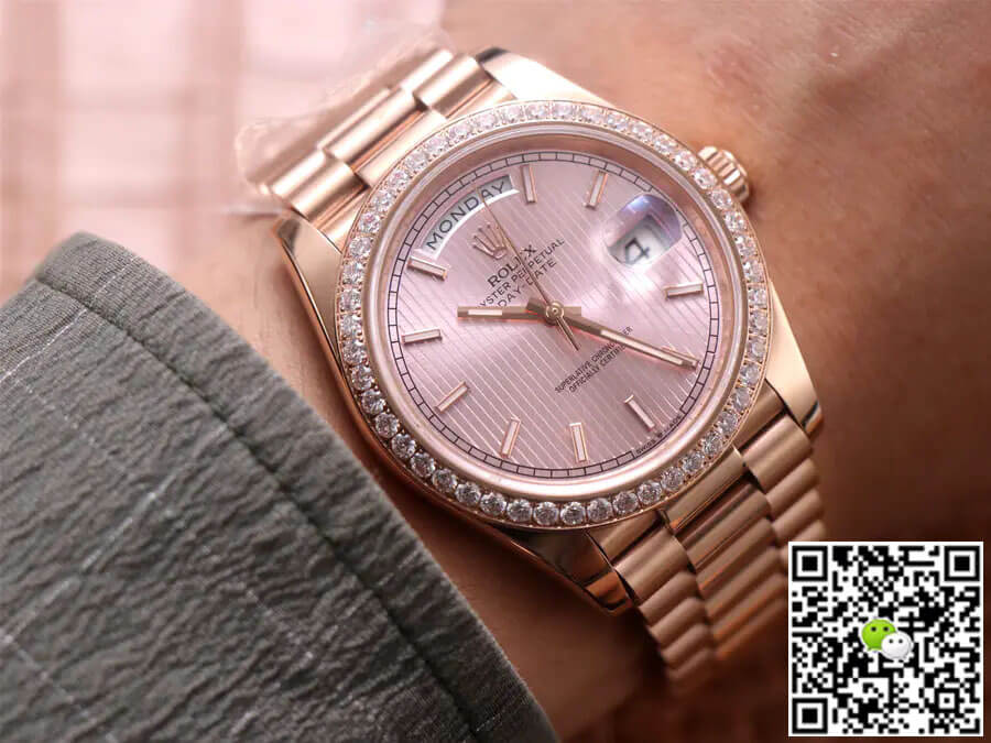 Rolex Day Date M228345RBR-0010 EW Factory Rose Gold