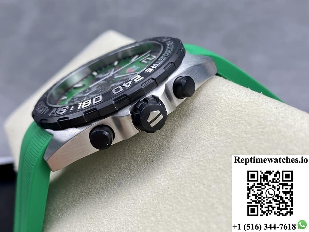 Tag Heuer F1 Caz101Ap.Ft8056 Green Strap-Rep Time Watches