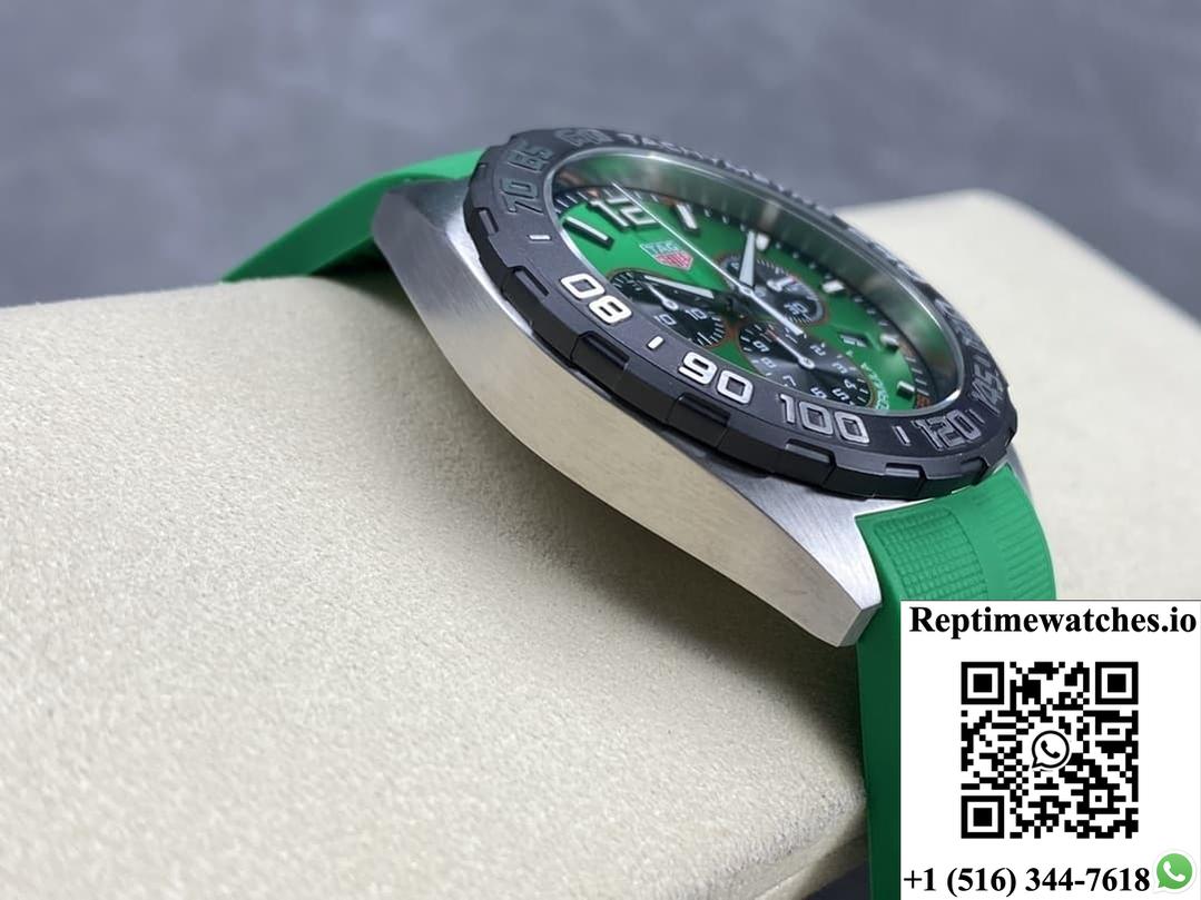 Tag Heuer F1 Caz101Ap.Ft8056 Green Strap-Rep Time Watches
