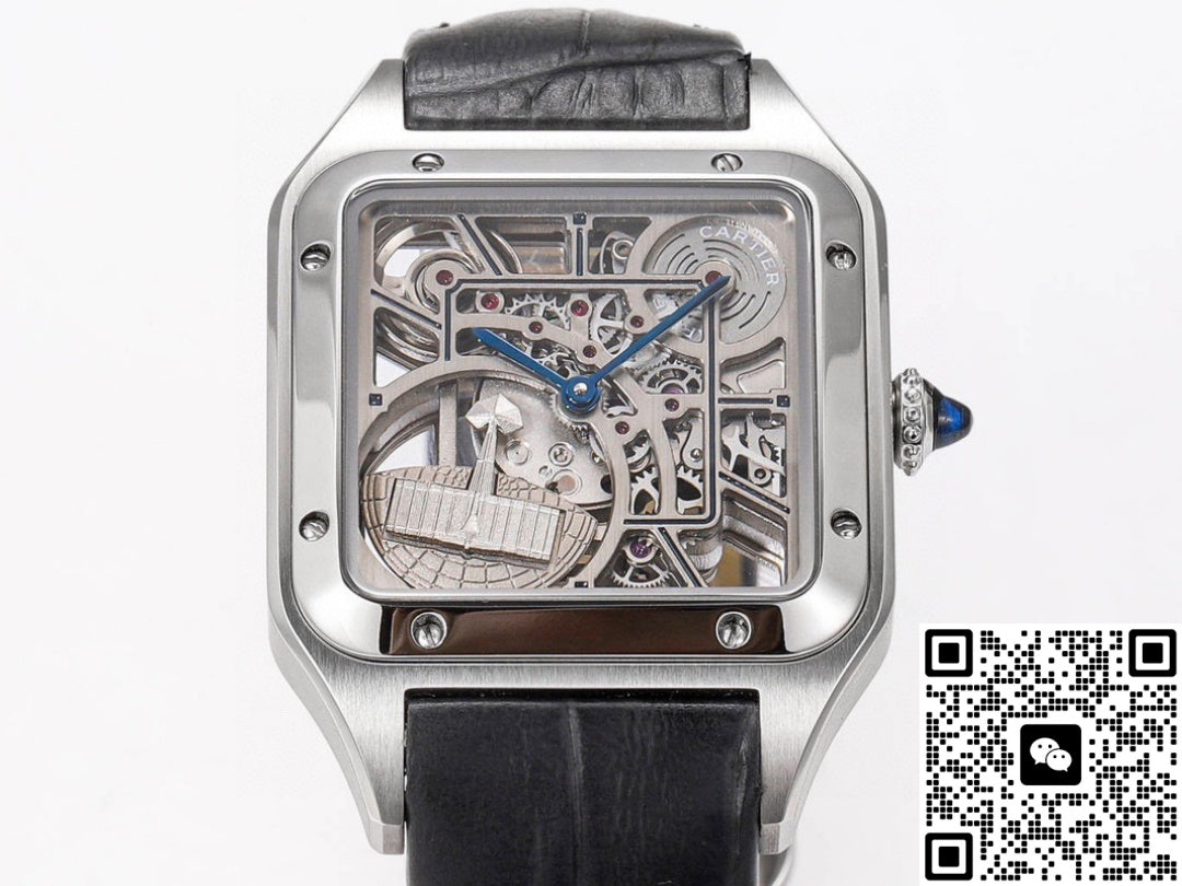 Cartier Santos WHSA0032 CLG Factory Alligator Leather Strap