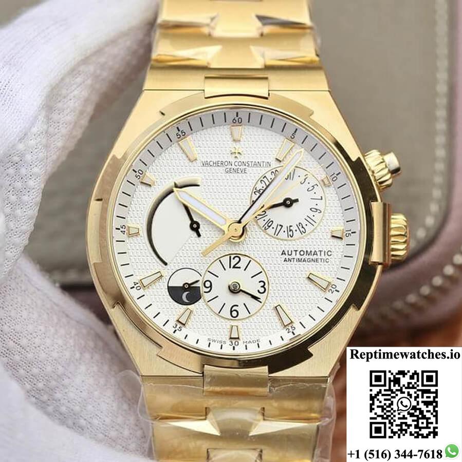 Vacheron Constantin Overseas 47450/B01J-9228 Twa Factory White Dial-Rep Time Watches