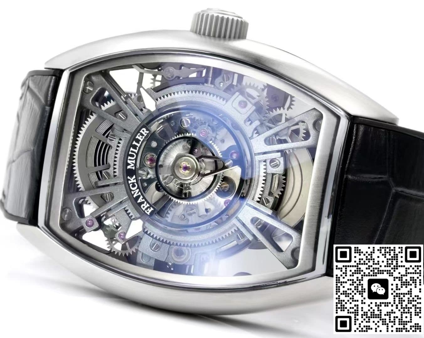 Franck Muller V45 NEW Factory Tourbillon Skeleton Dial