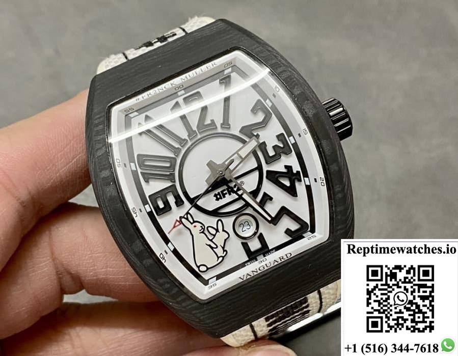 Franck Muller Men’S Collection V48 Ch Ca Abf Factory White Dial-Rep Time Watches