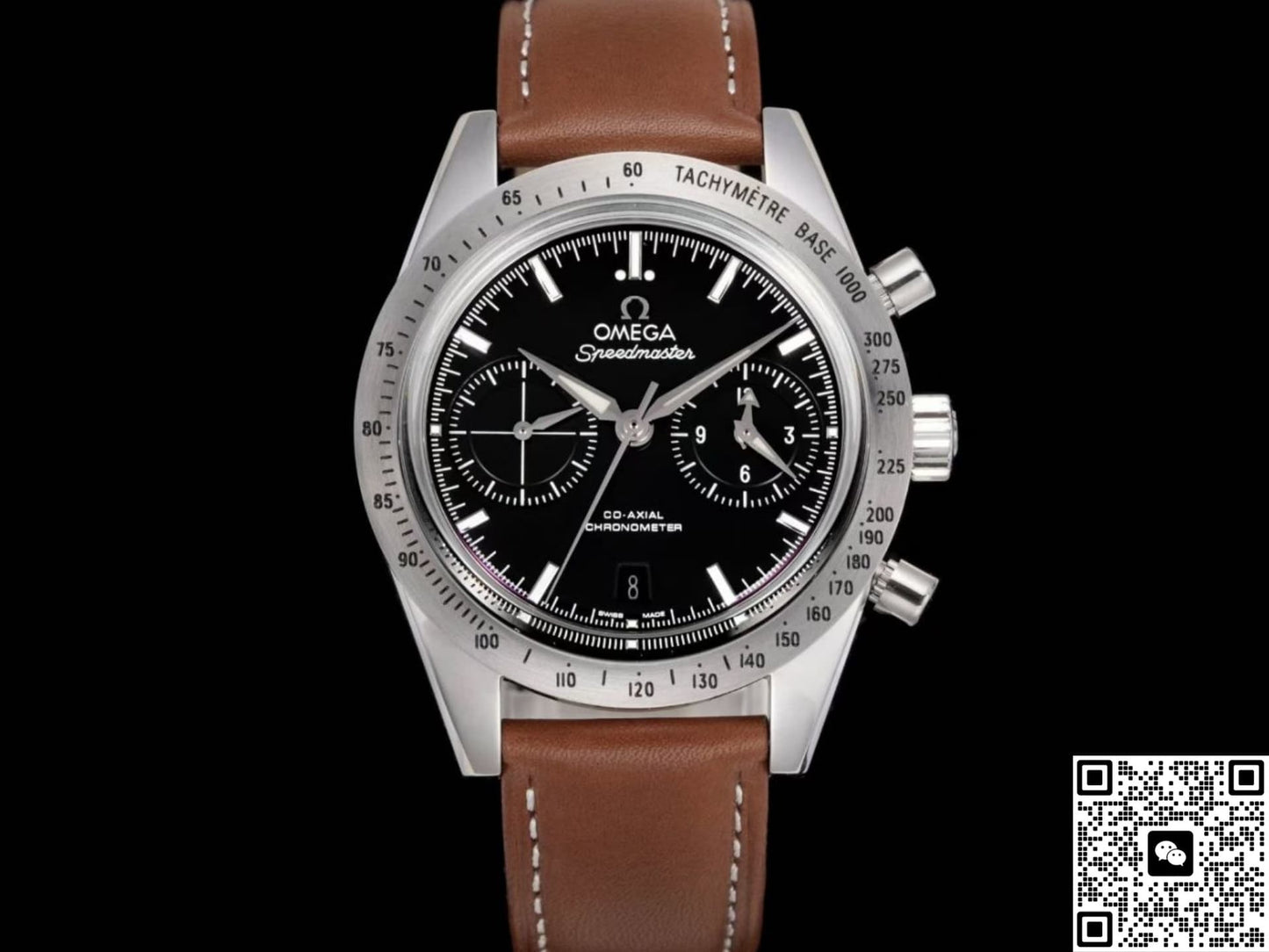 Omega Speedmaster 331.12.42.51.01.001 TVS Factory Leather Strap