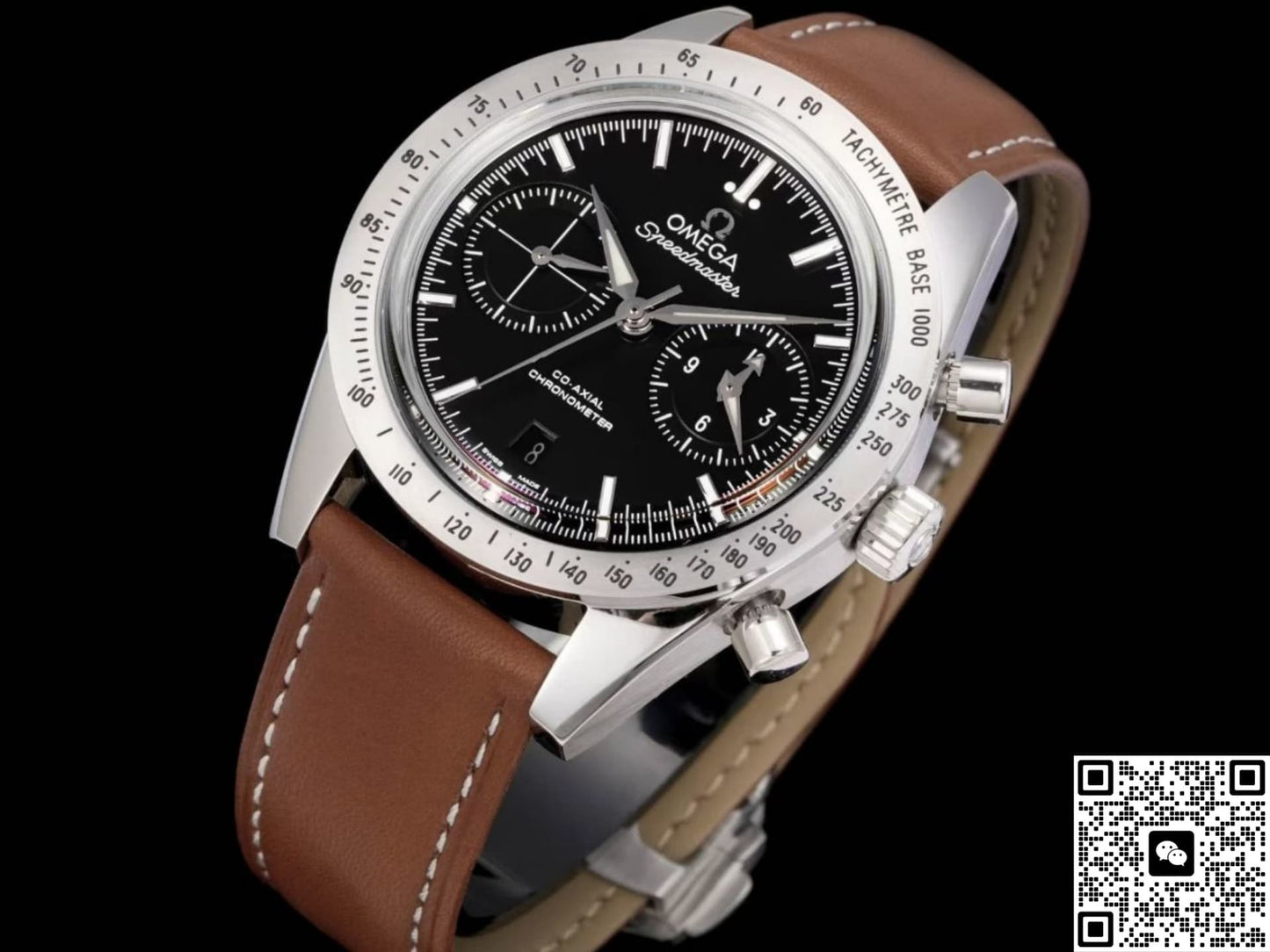 Omega Speedmaster 331.12.42.51.01.001 TVS Factory Leather Strap