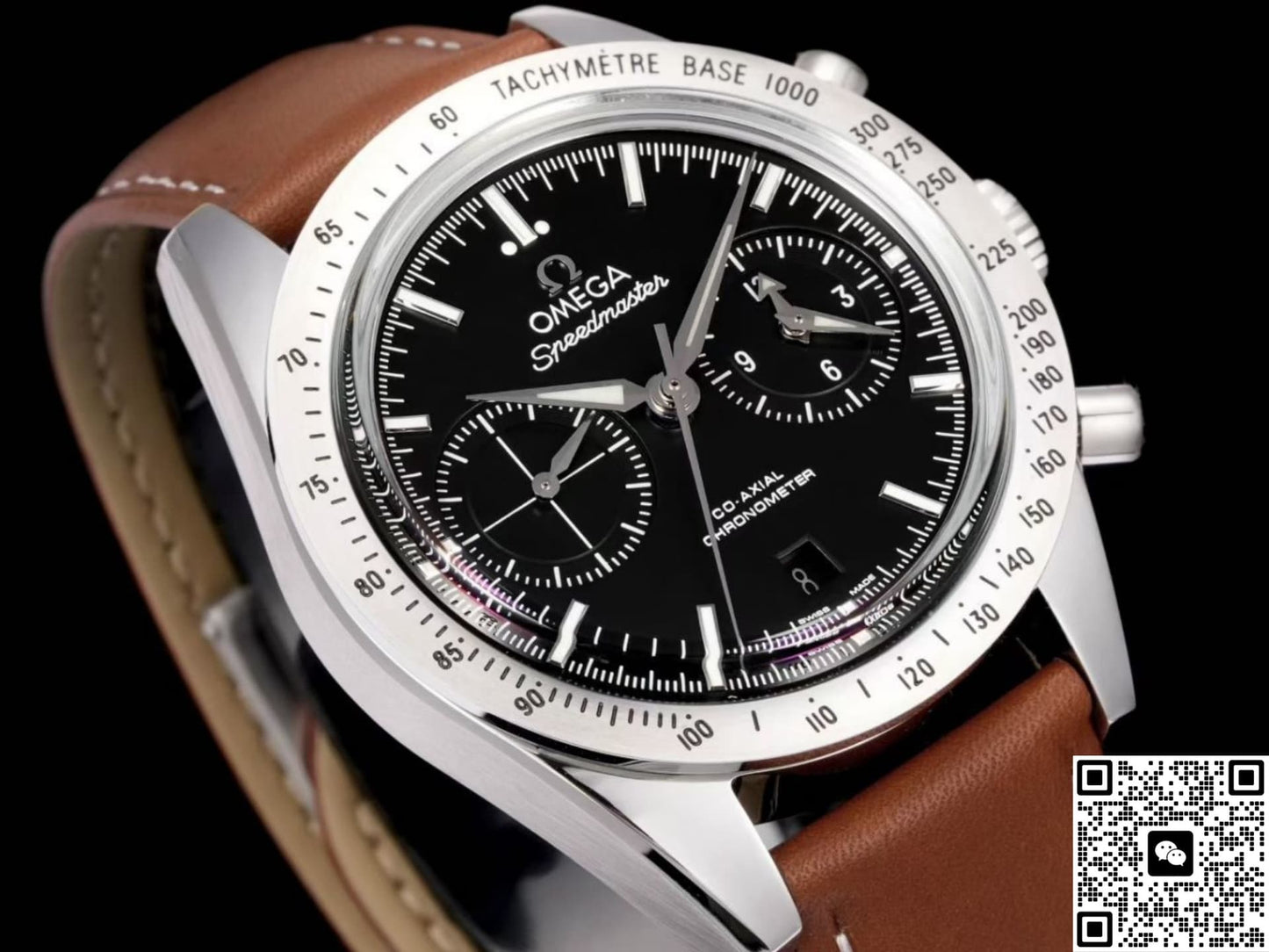 Omega Speedmaster 331.12.42.51.01.001 TVS Factory Leather Strap