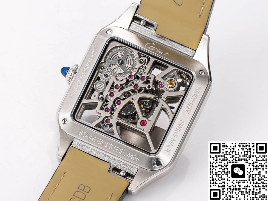 Cartier Santos WHSA0032 CLG Factory Alligator Leather Strap