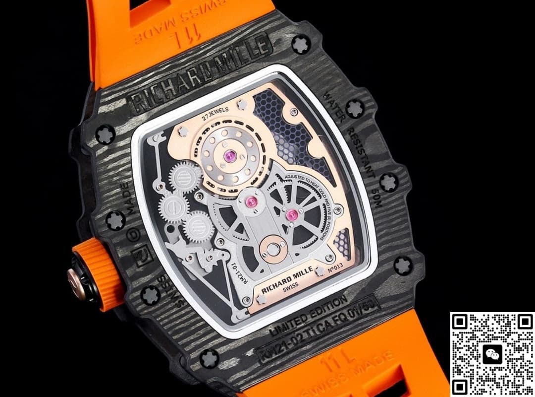 Richard Mille RM21-01 RM Factory Orange Strap