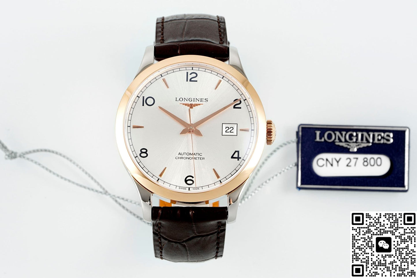 Longines Record Collection L2.821.5.76.2 AF Factory PVD Bezel