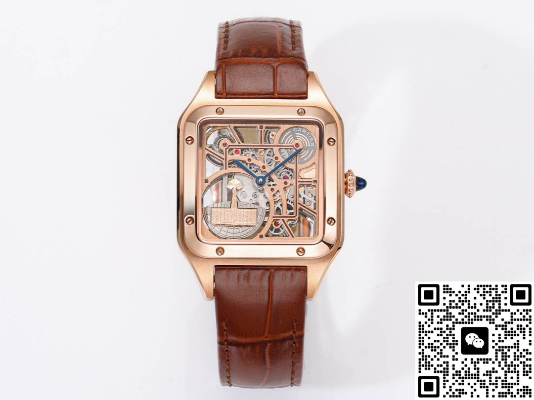 Cartier Santos WHSA0030 CLG Factory Rose Gold Buckle