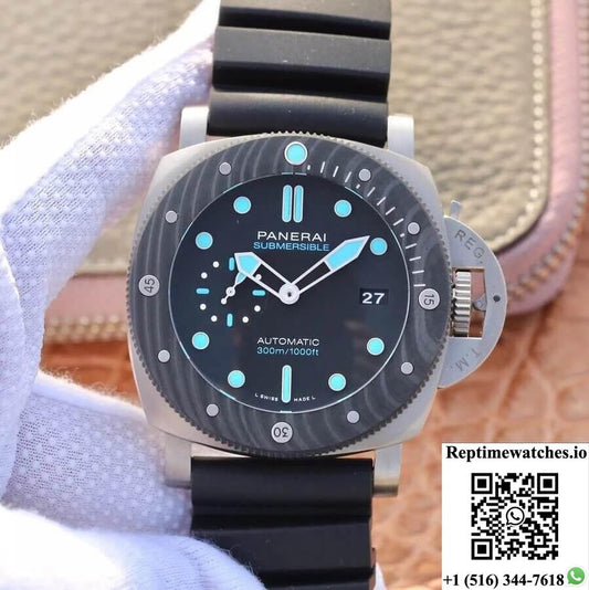Panerai Submersible Pam00799 Vs Factory Titanium Case-Rep Time Watches