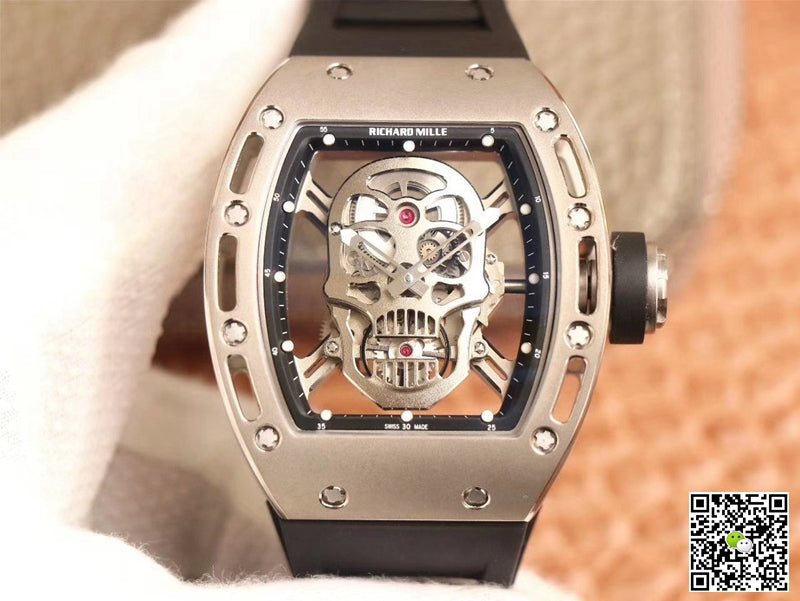 Richard Mille RM052 ZF Factory Silver Titanium Skull Dial