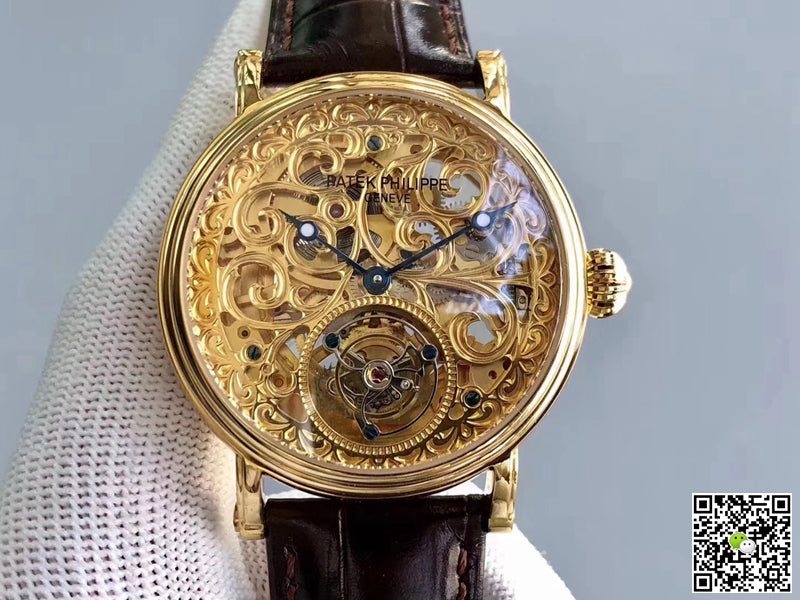 Patek Philippe Tourbillon Yellow Gold Skeleton Dial