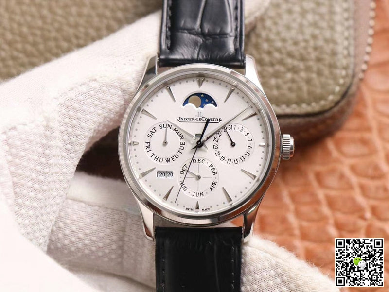 Jaeger-LeCoultre Master Ultra Thin Moon Perpetual Calendar 130842J V9 Factory White Dial