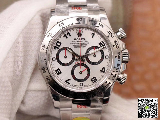 Rolex Daytona Cosmograph 116509-78599 Noob Factory White Dial