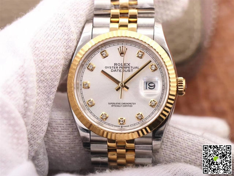 Rolex Datejust 126233 EW Factory White Dial