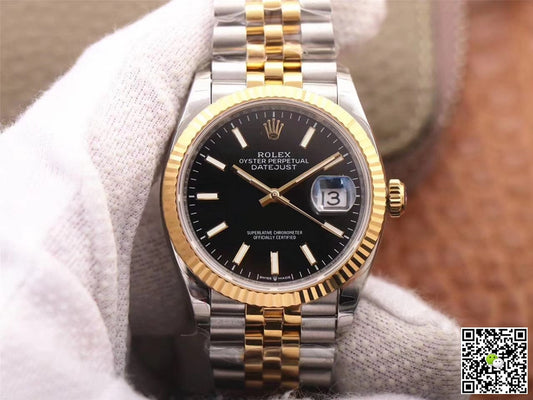 Rolex Datejust 126233 EW Factory Black Dial