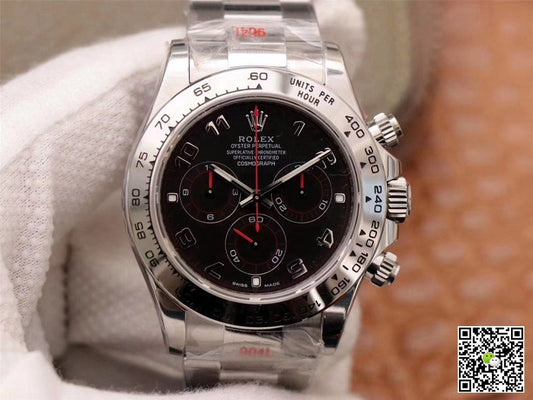 Rolex Daytona Cosmograph 116509-78599 Noob Factory Black Dial