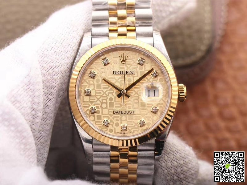Rolex Datejust M126233-0033 EW Factory Champagne Dial