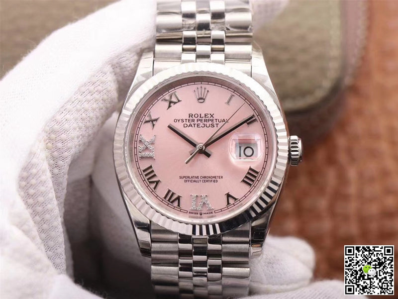 Rolex Datejust M126234-0031 EW Factory Pink Dial