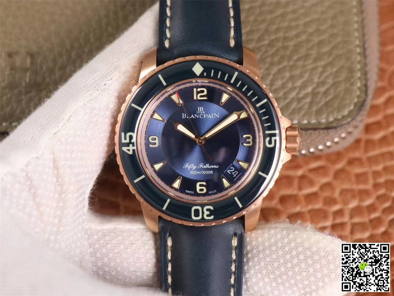 Blancpain Fifty Fathoms 5015-3603C-63B ZF Factory Blue Dial