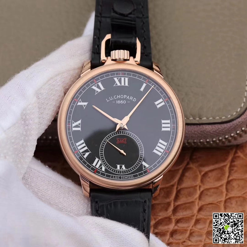 Chopard L.U.C 161923-1001 Louis Ulysse Black Dial
