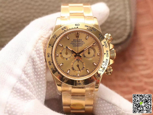 Rolex Daytona Cosmograph M116508-0003 Noob Factory Gold Dial