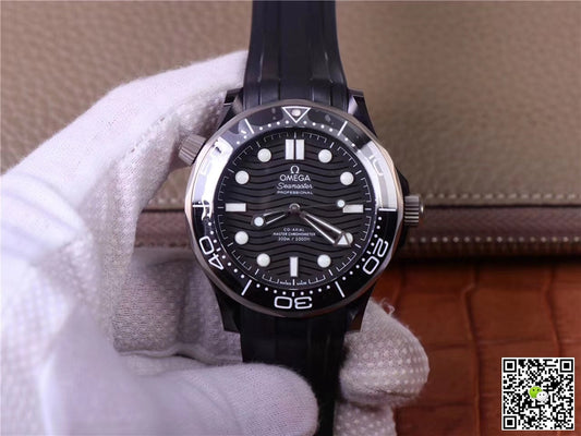 Omega Seamaster Diver 300M Black Ceramic 210.92.44.20.01.001 VS Factory Black Dial