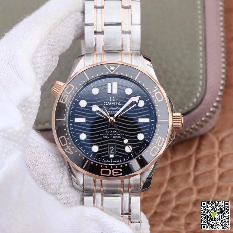 Omega Seamaster Diver 300M 210.20.42.20.01.001 VS Factory Black Dial