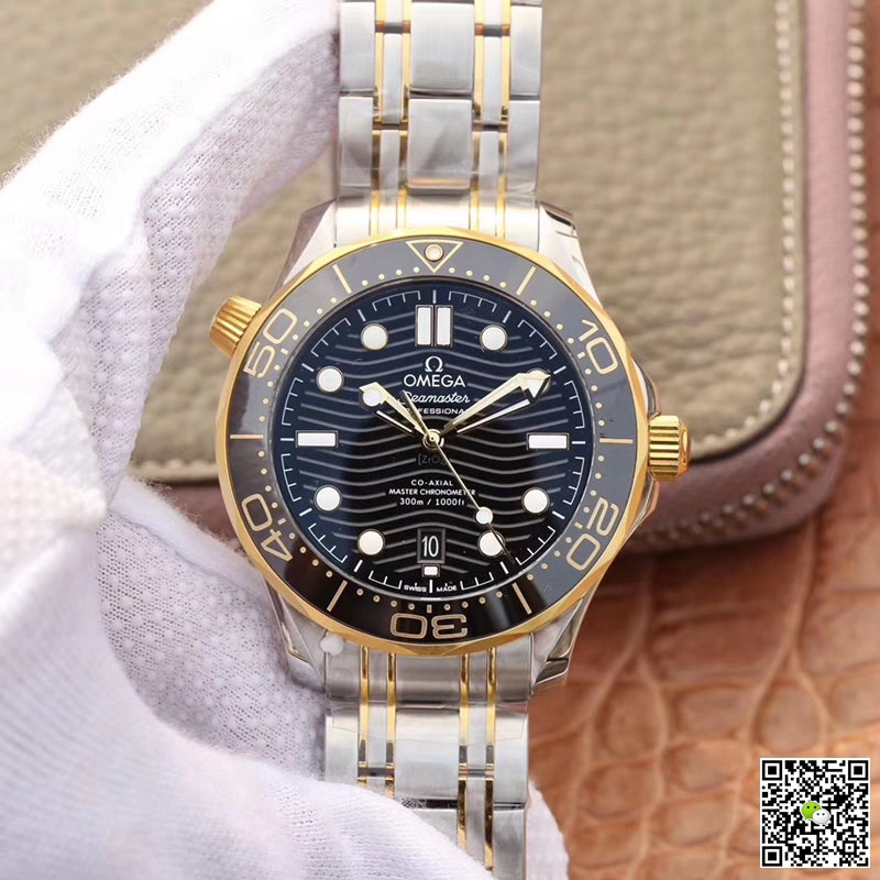 Omega Seamaster Diver 300M 210.20.42.20.01.002 VS Factory Black Dial