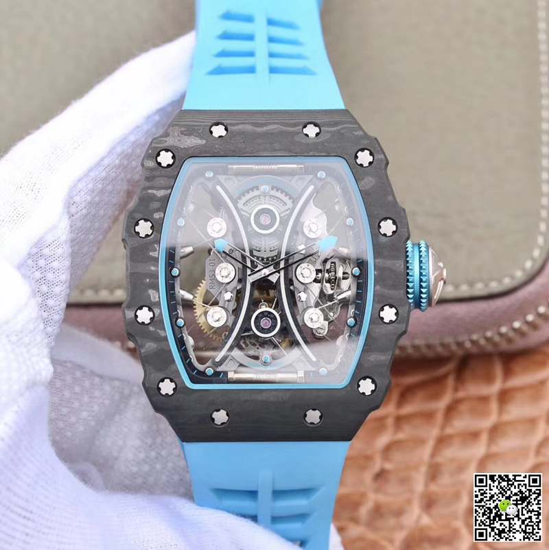 Richard Mille RM53-01 Tourbillon Pablo Mac Donough JB Factory Black Hollow dial