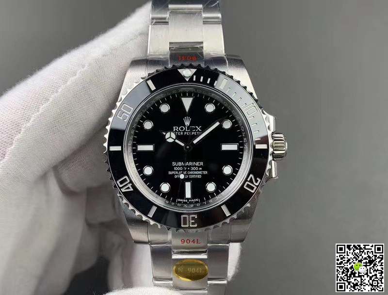 Rolex Submariner 114060-97200 Noob Factory V10 Black Dial