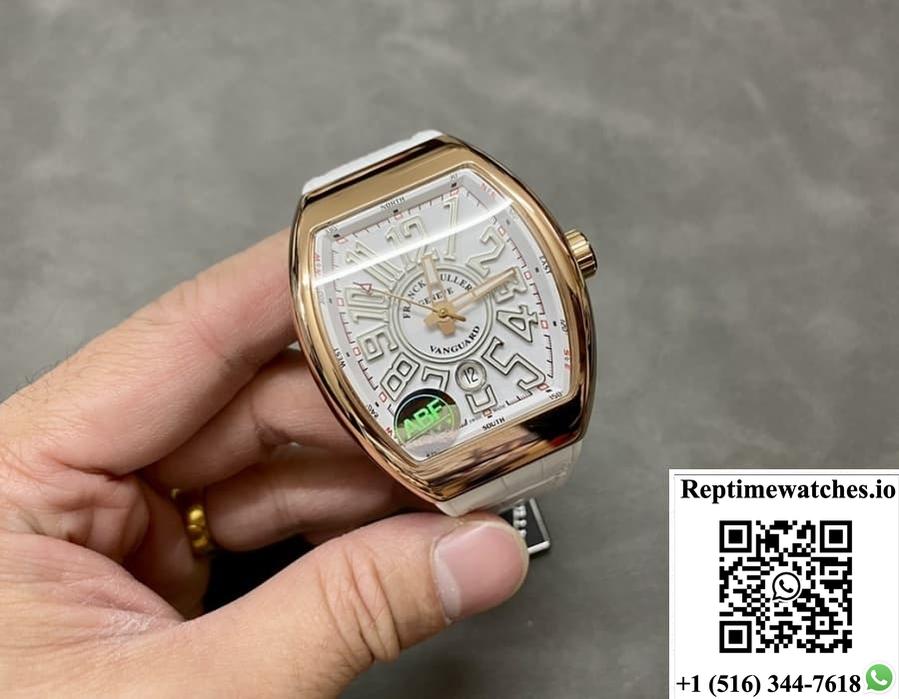 Franck Muller Men’S Collection V45Scdtbr-Bc Abf Factory Silver-White Dial-Rep Time Watches