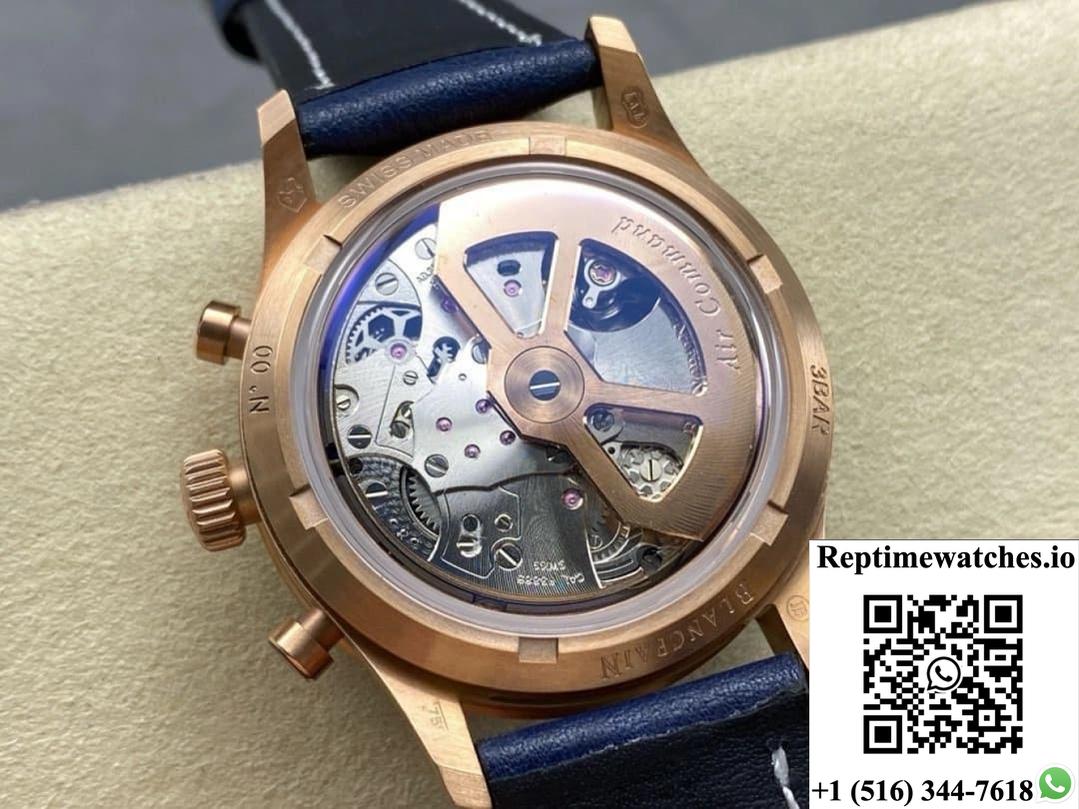 Blancpain Air Commander AC02-36B40-63B TW Factory Calfskin Strap