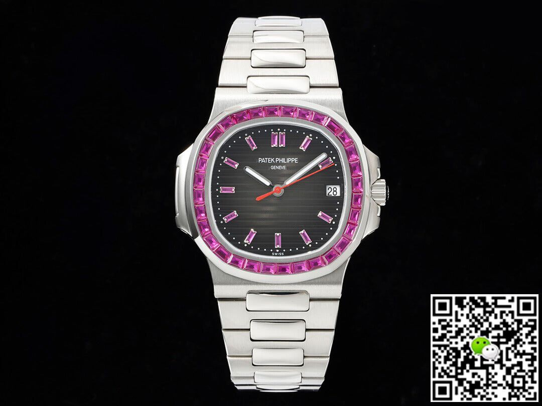 Patek Philippe Nautilus 5711 GR Factory Diamond-set Black Dial