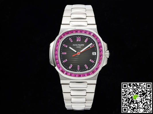 Patek Philippe Nautilus 5711 GR Factory Diamond-set Black Dial
