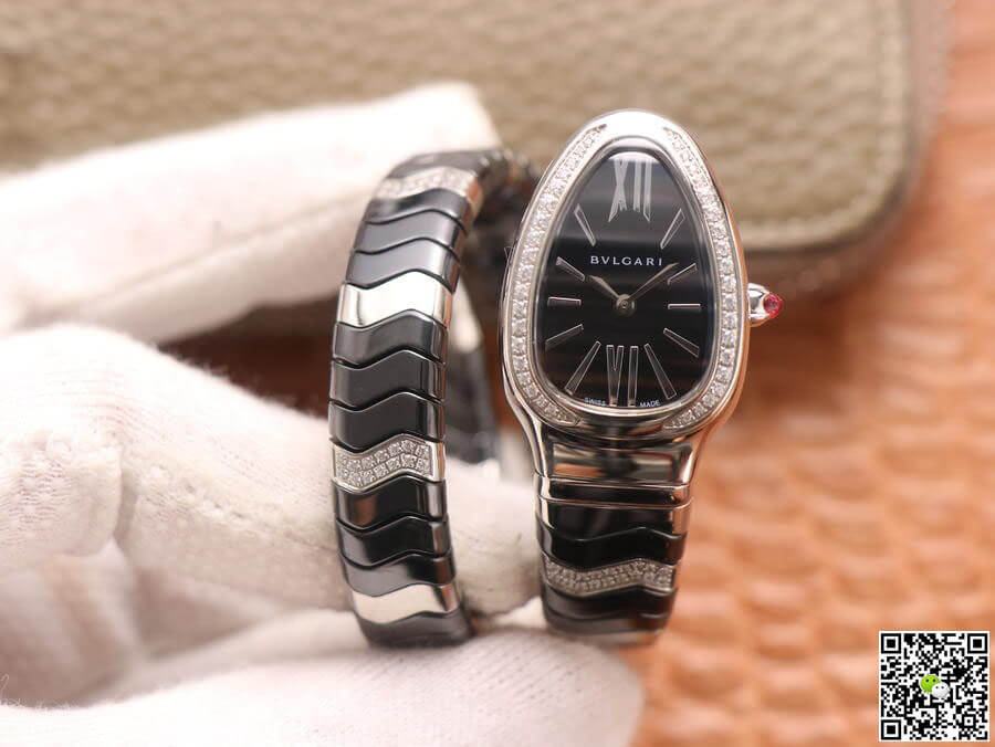 Bvlgari Serpenti 102129 BV Factory Black Dial
