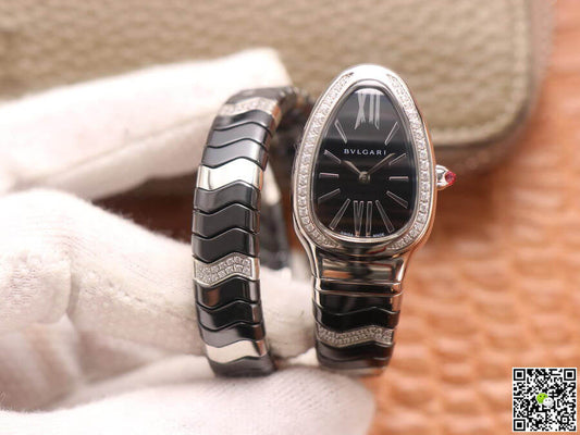 Bvlgari Serpenti 102129 BV Factory Black Dial
