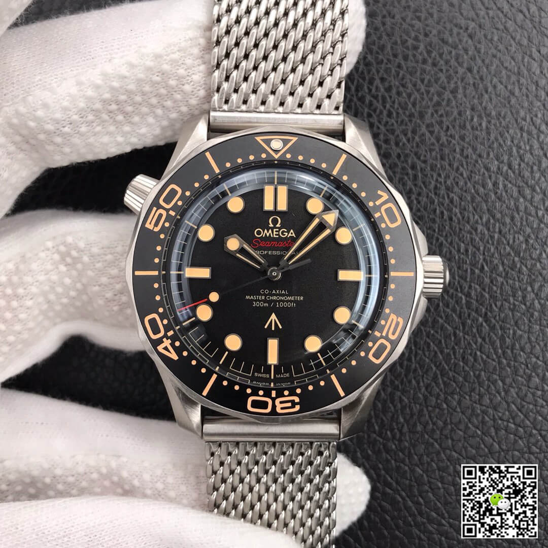 Omega Seamaster 210.90.42.20.01.001 James Bond 007 VS Factory Black Dial
