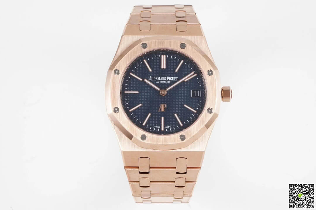 Audemars Piguet Royal Oak 15202OR.OO.1240OR.01 KZ Factory Rose Gold Blue Dial