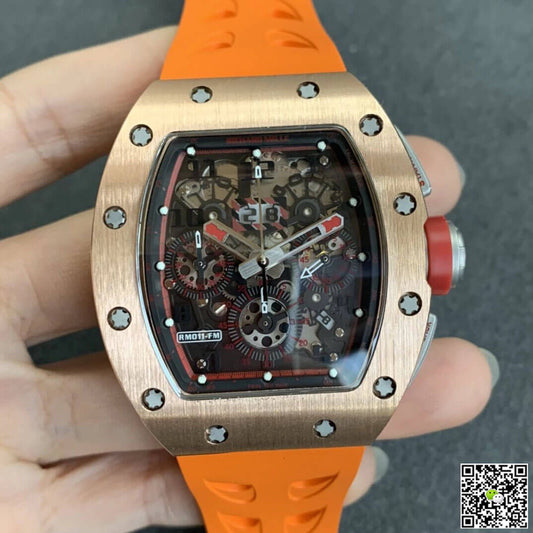 Richard Mille RM011 KV Factory Rose Gold