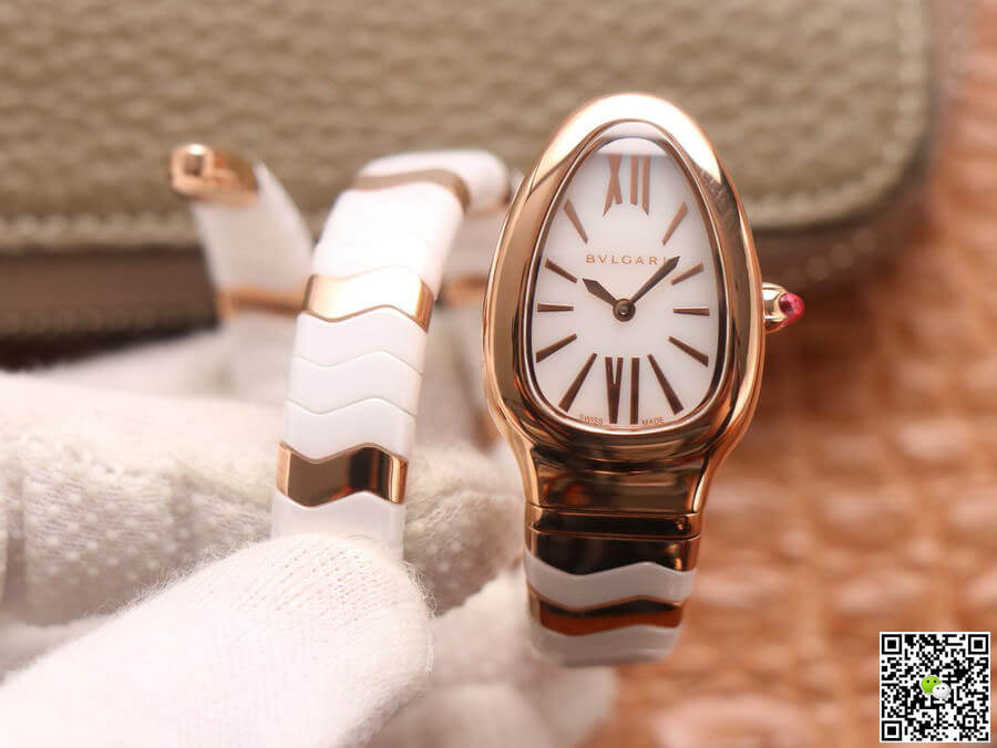 Bvlgari Serpenti BV Factory Ceramic White Dial
