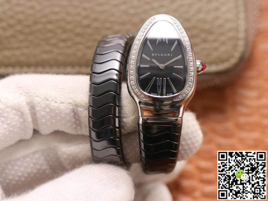 Bvlgari Serpenti BV Factory Black Dial