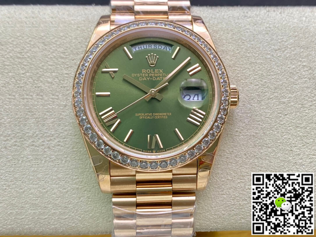 Rolex Day Date M228345RBR-0011 EW Factory Rose Gold