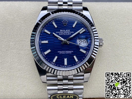Rolex Datejust 41MM M126334-0032 Clean Factory Blue Dial