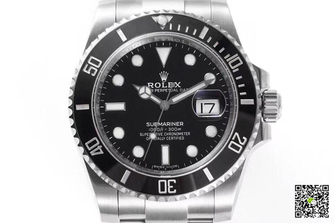 Rolex Submariner 116610LN-97200 ZF Factory Black Dial Stainless Steel Strap