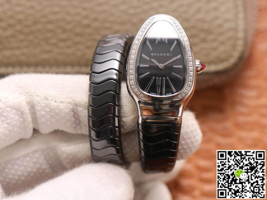 Bvlgari Serpenti BV Factory Black Dial