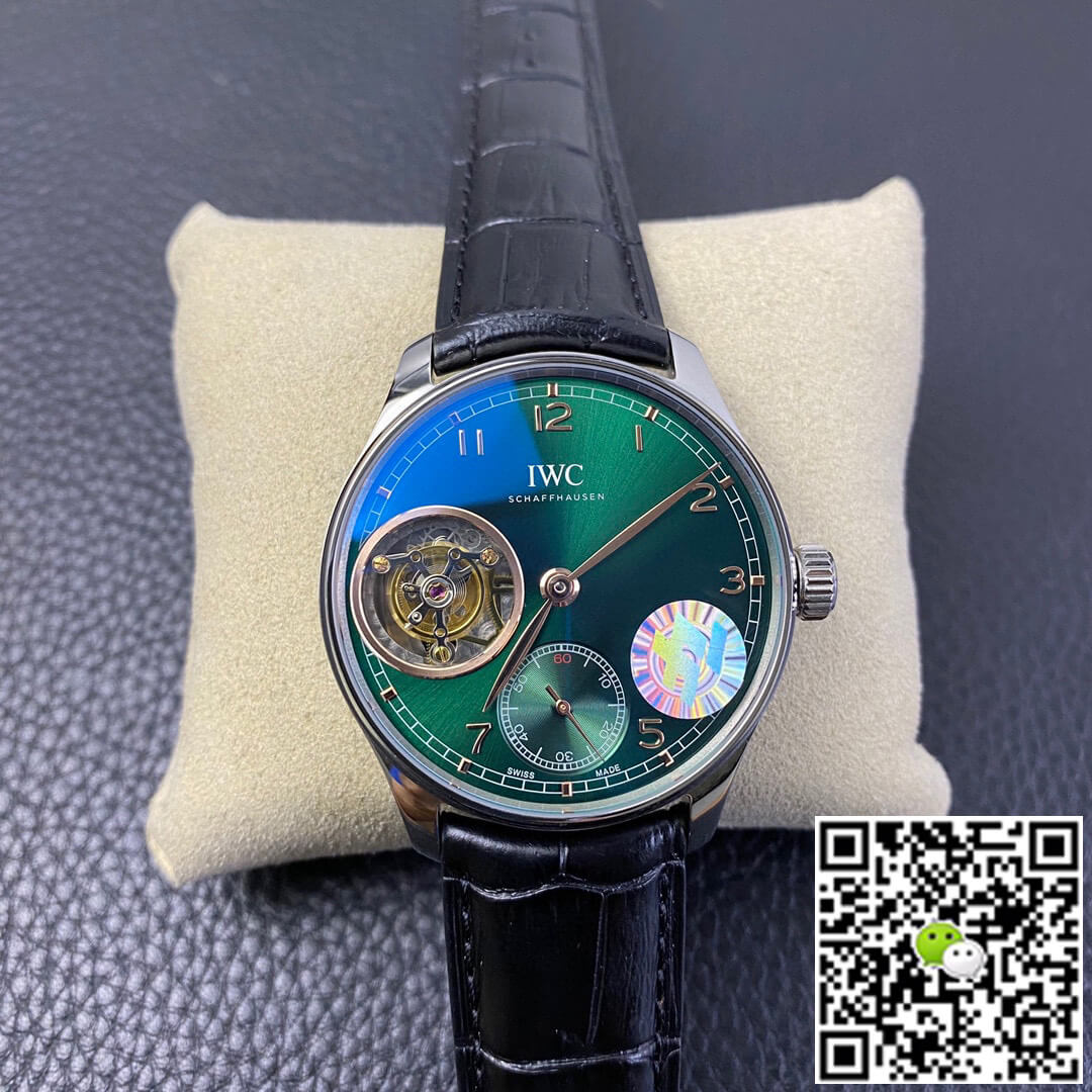IWC Portuguese ZF Factory Tourbillon Green Dial
