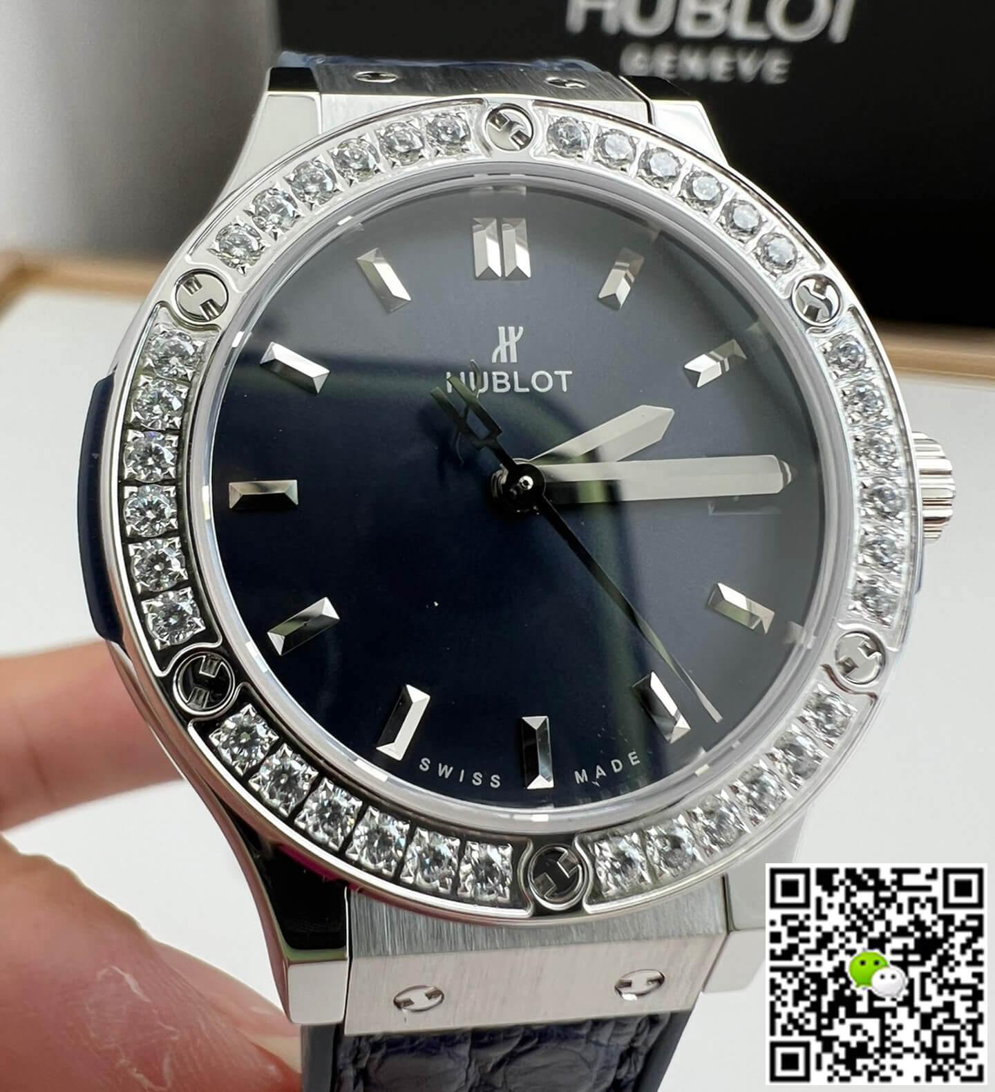 Hublot Classic Fusion 33MM Quartz Movement HB Factory Blue Strap