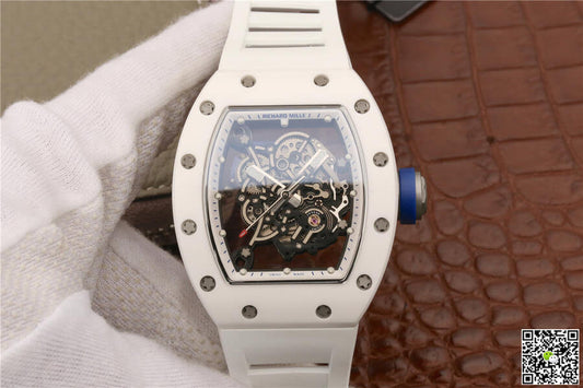 Richard Mille RM055 KV Factory White Ceramic Case